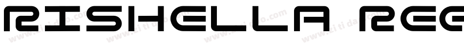 Rishella Regular字体转换